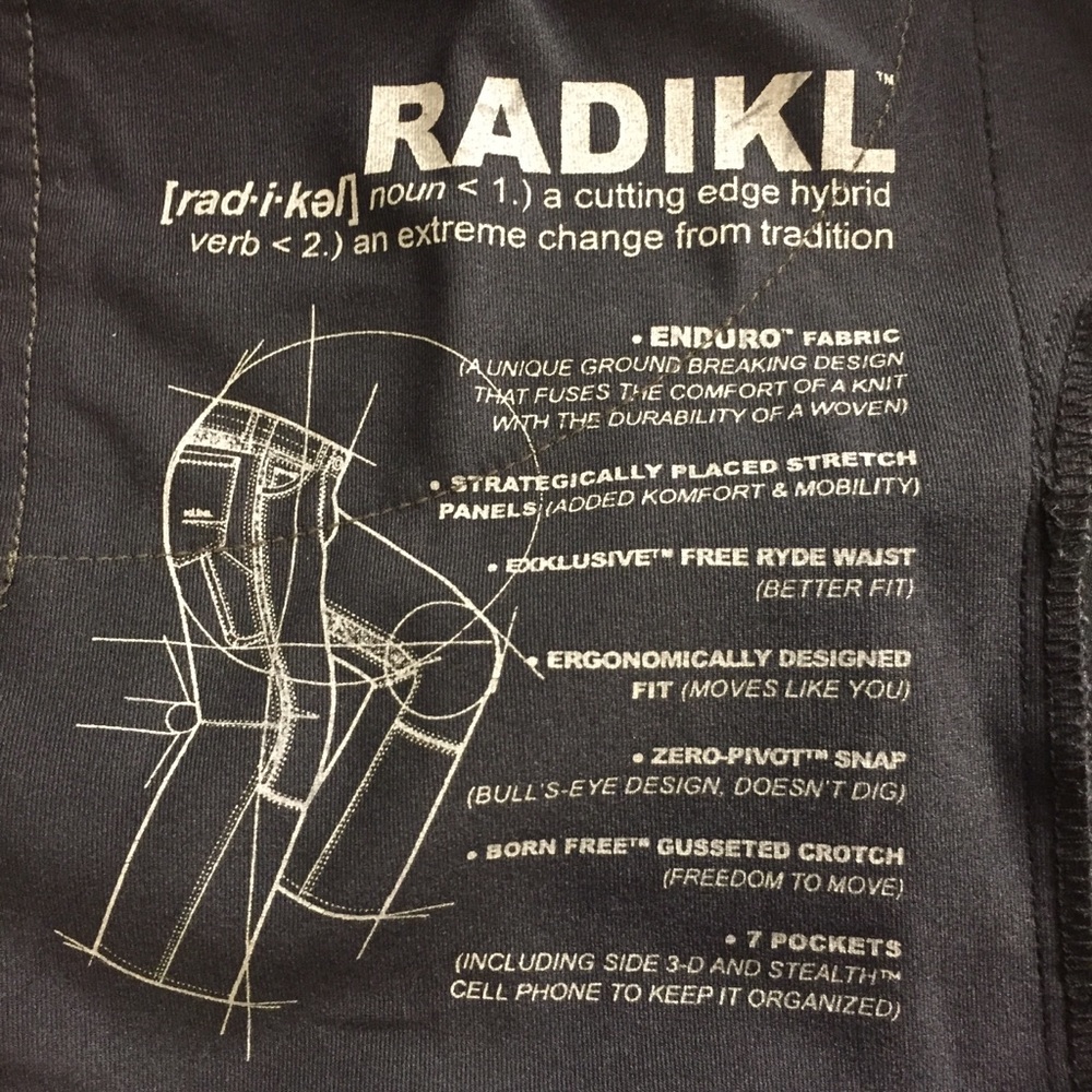 KÜHL Radikl Navy Blue Pants. Size 38 - Picture 6 of 8